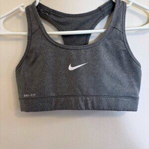 Gray Nike Dri-Fit Sports Bra Size Small